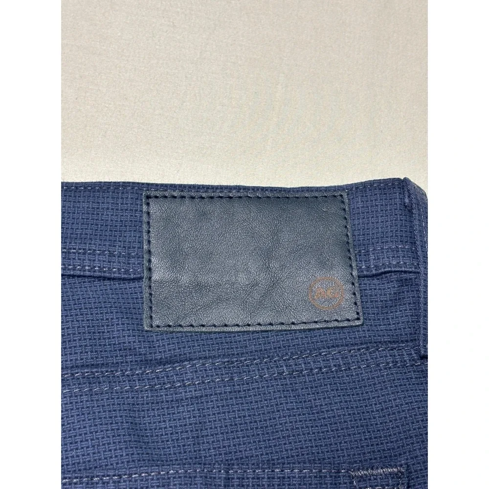 AG‎ Adriano Goldschmied Everett Slim Straight Pants Navy Blue Mens 40x29 1794SUD